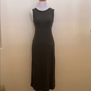Gray maxi dress